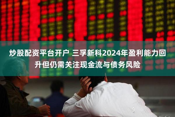 炒股配资平台开户 三孚新科2024年盈利能力回升但仍需关注现金流与债务风险